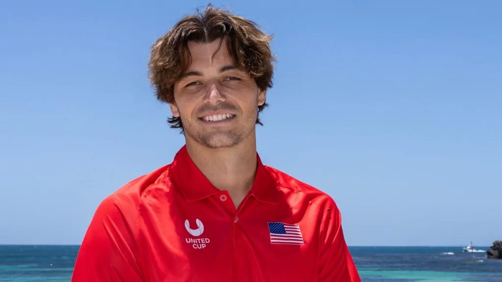 Taylor Fritz of Team USA poses during a media opportunity at Rottnest Island on December 26, 2024. (Source: Paul Kane/Getty Images)