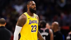 LeBron James during a game against the LA Clippers