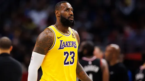 LeBron James during a game against the LA Clippers