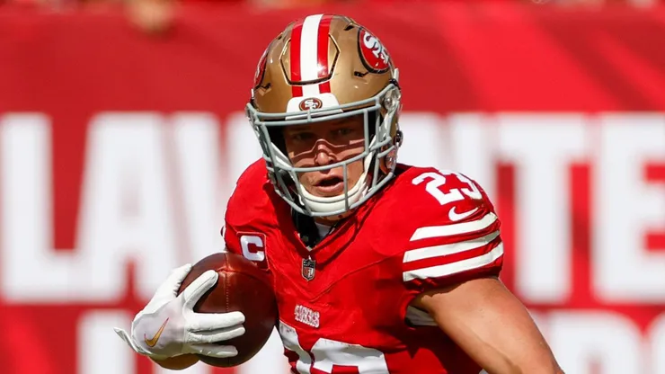 Christian McCaffrey, running back of the San Francisco 49ers