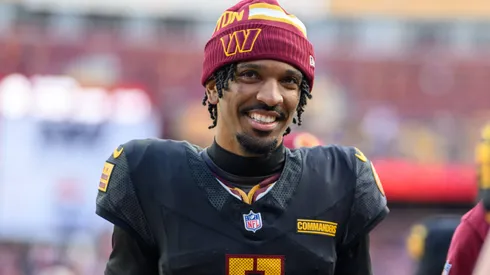 Washington Commanders' quarterback Jayden Daniels