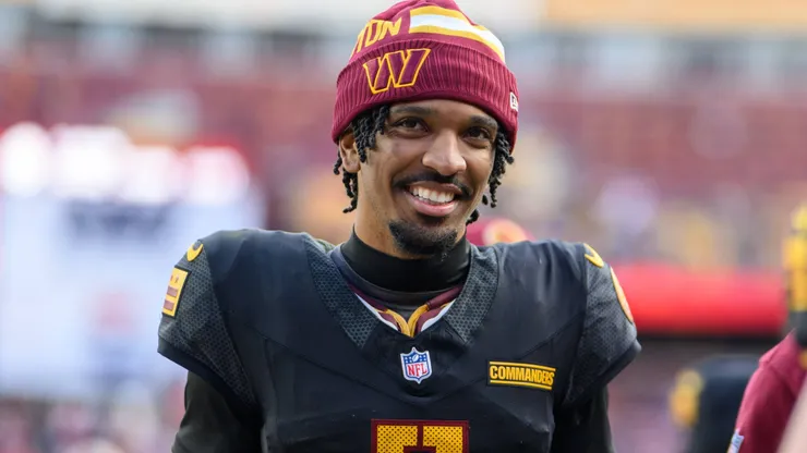 Washington Commanders' quarterback Jayden Daniels