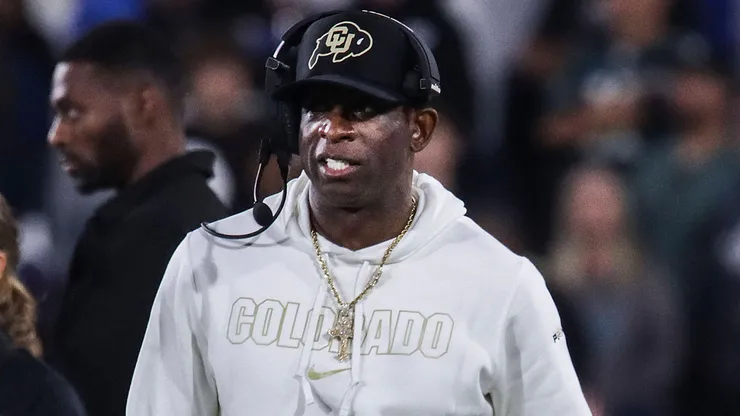 Deion Sanders, coach for the Colorado Buffaloes