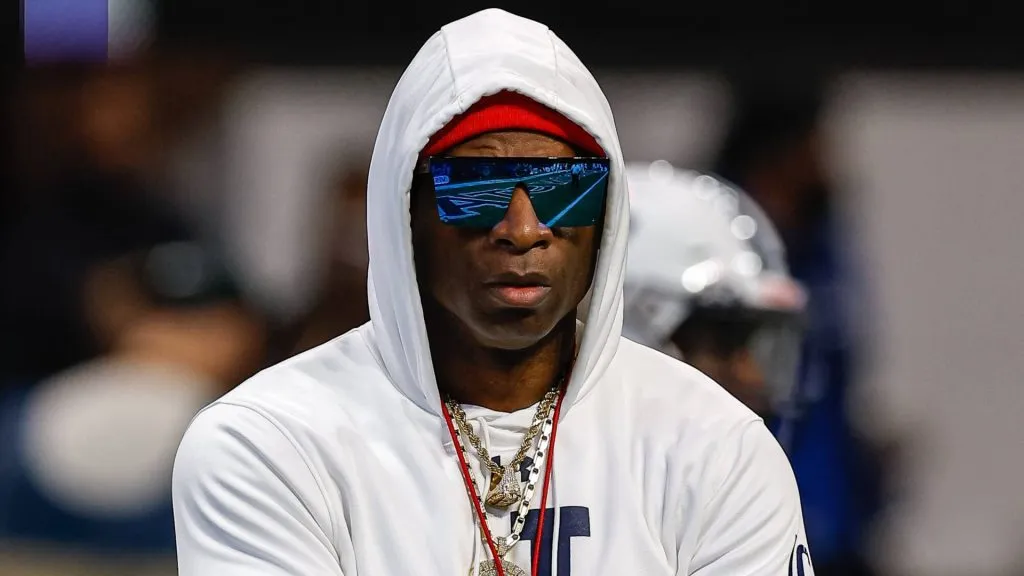 head coach Deion Sanders of Colorado