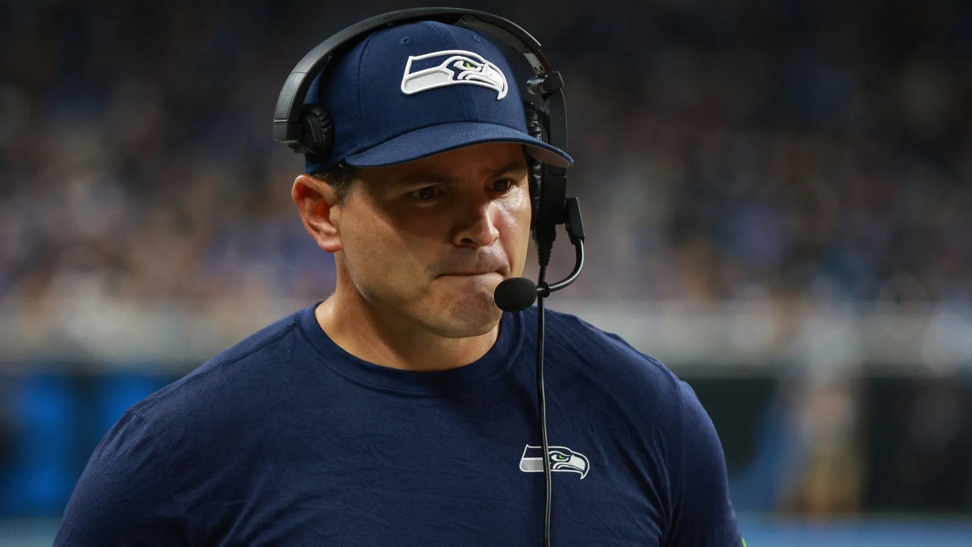 Seattle Seahawks head coach Mike Macdonald.