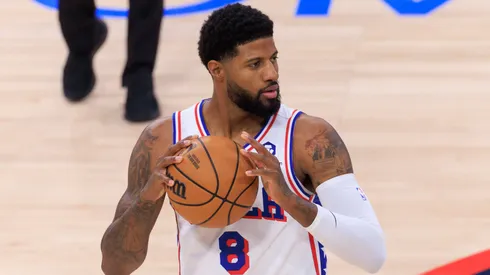 Paul George 8 of the Philadelphia 76ers during their regular season NBA, Basketball Herren, USA game against the Los Angeles Clippers on Wednesday November 6, 2024 at Intuit Dome in Inglewood, California. Clippers defeat 76ers, 110-98.