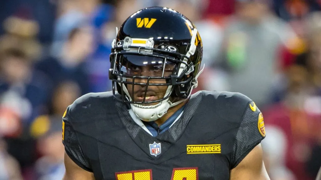 Washington Commanders linebacker Bobby Wagner (54) in action during the game between the Chicago Bears and Washington Commanders played in Landover, Maryland.