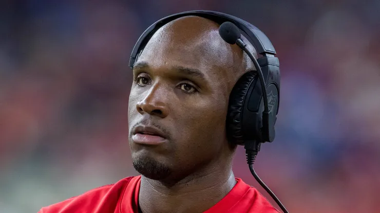 Houston Texans head coach DeMeco Ryans during a game.