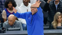 Dallas Mavericks head coach Jason Kidd directs against the Los Angeles Clippers during an NBA, Basketball Herren, USA basketball playoffs round one game 2 at Crypto.com Arena on Tuesday, April 23, 2024 in Los Angeles.