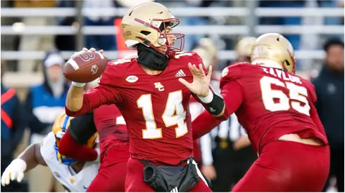 Boston College quarterback Grayson James