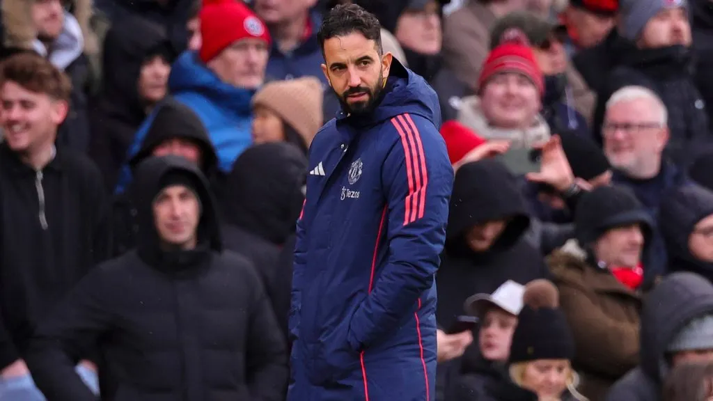 Manager Ruben Amorim during the Manchester United FC v AFC Bournemouth English Premier League match at Old Trafford,