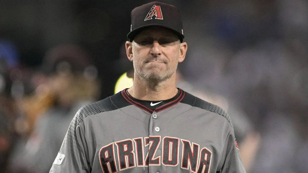 Manager, Torey Lovullo of the Arizona Diamondbacks during Game 2 of the NLDS against the Los Angeles Dodgers on Saturday October 7, 2017. (Source: IMAGO / ZUMA Press Wire)