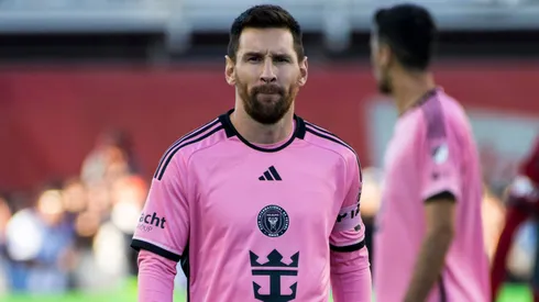 Lionel Messi 10 in action during the MLS game between Toronto FC and Inter Miami CF.