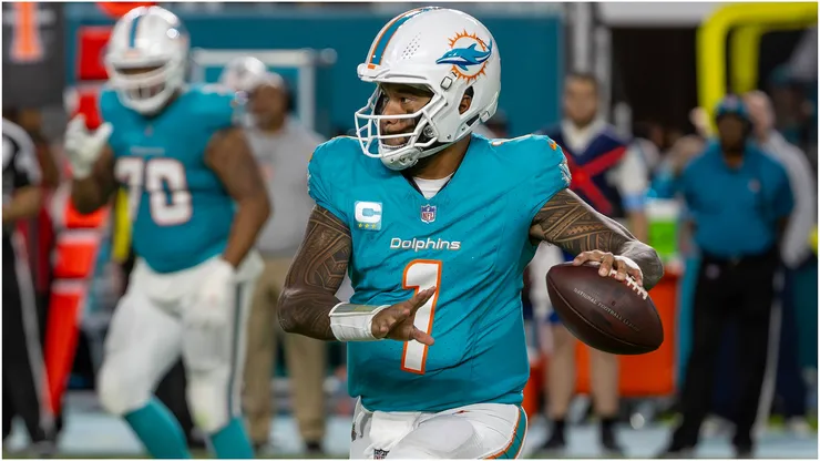 Miami Dolphins quarterback Tua Tagovailoa.