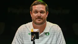 Pac-12 Media Day Oregon Ducks head coach Dan Lanning speaks during PAC-12 Media Day on Friday, Jul 29, 2022 in Los Angeles.