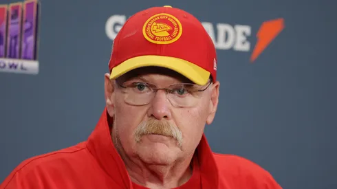Andy Reid head coach of the Kansas City Chiefs