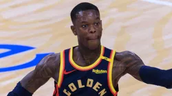 Dennis Schroder 71 of the Golden State Warriors passes the ball during their regular season NBA, Basketball Herren, USA game against the Los Angeles Clippers on Friday December 27, 2024 at Intuit Dome in Inglewood, California.
