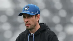 Head coach Shane Steichen of the Indianapolis Colts looks on before the game against the New York Giants at MetLife Stadium on December 29, 2024 in East Rutherford, New Jersey.