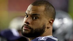 Dak Prescott quarterback of the Dallas Cowboys