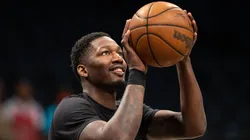 Brooklyn, New York City, NY, April, 22, 2023, Philadelphia 76ers vs Brooklyn Nets, NBA, Basketball Herren, USA Playoffs Round 1, Game 4, Season 2022-23, at the Barclays Center, Brooklyn Nets forward Dorian Finney-Smith (28), Brooklyn, New York City