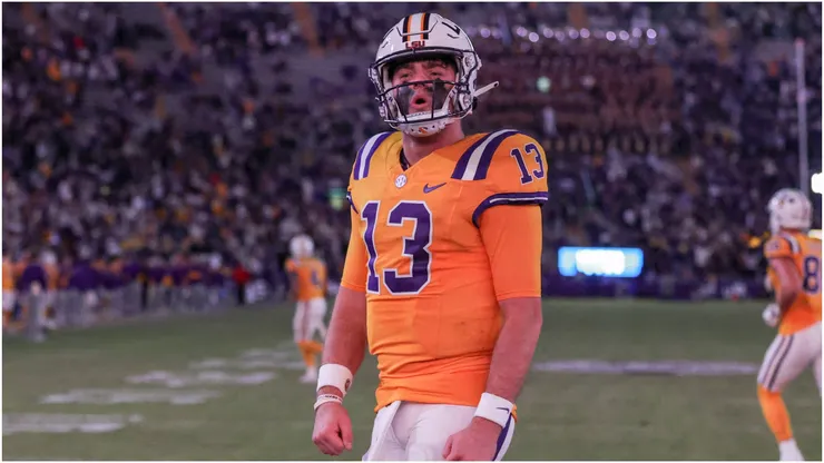 LSU quarterback Garrett Nussmeier