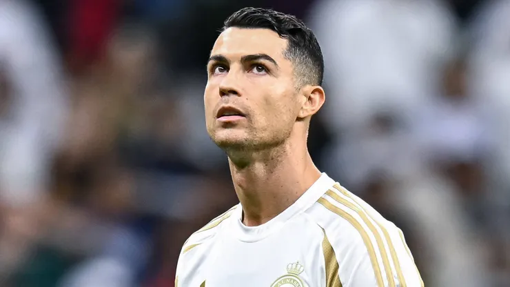 Cristiano Ronaldo of Al Nassr reacts during a AFC Champions League Elite match