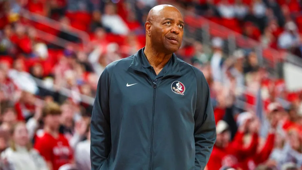 Leonard Hamilton is the head basketball coach for Florida State University. NCAA, College League, USA basketball game between Florida State University and North Carolina State University at Lenovo Center, Raliegh, North Carolina
