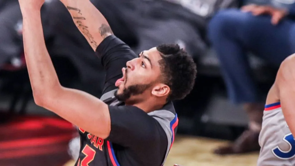 Anthony Davis (23) as he shoots during the NBA Basketball Herren USA All-Star Game 
