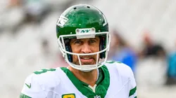 Aaron Rodgers, quarterback for the New York Jets