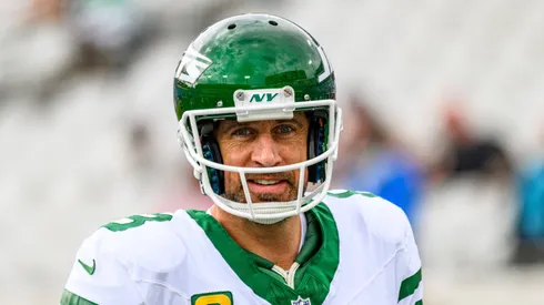 Aaron Rodgers, quarterback for the New York Jets