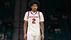 Dylan Harper #2 of the Rutgers Scarlet Knights