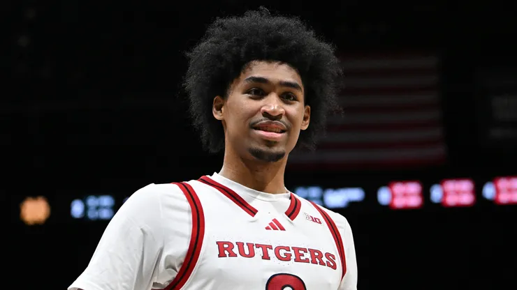 Dylan Harper #2 of the Rutgers Scarlet Knights