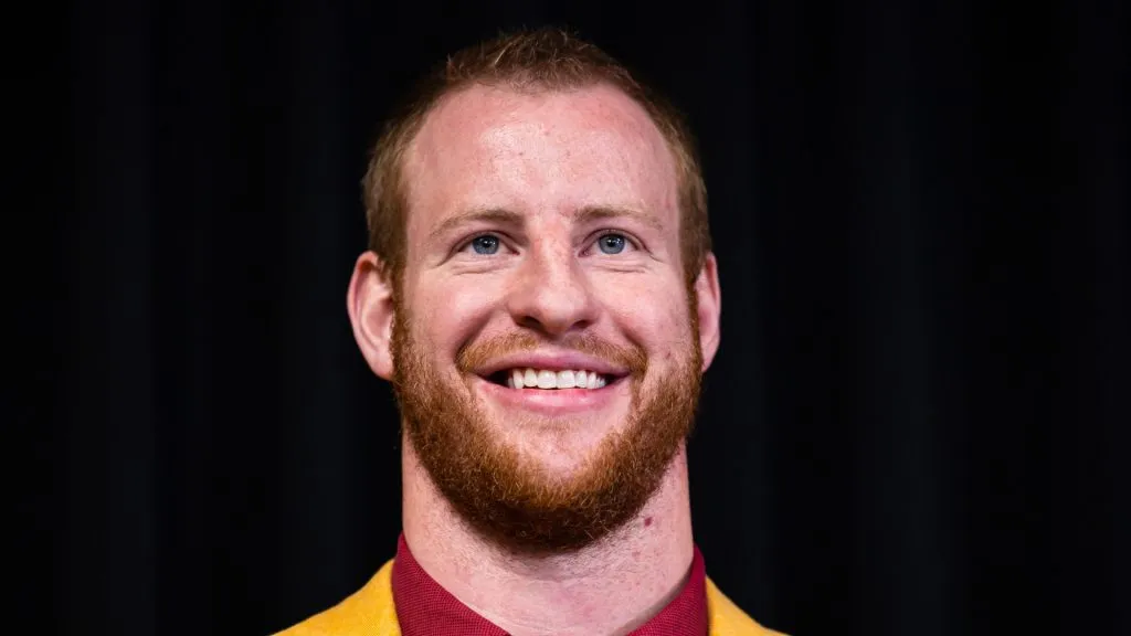 Carson Wentz. former quarterback of the Kansas City Chiefs