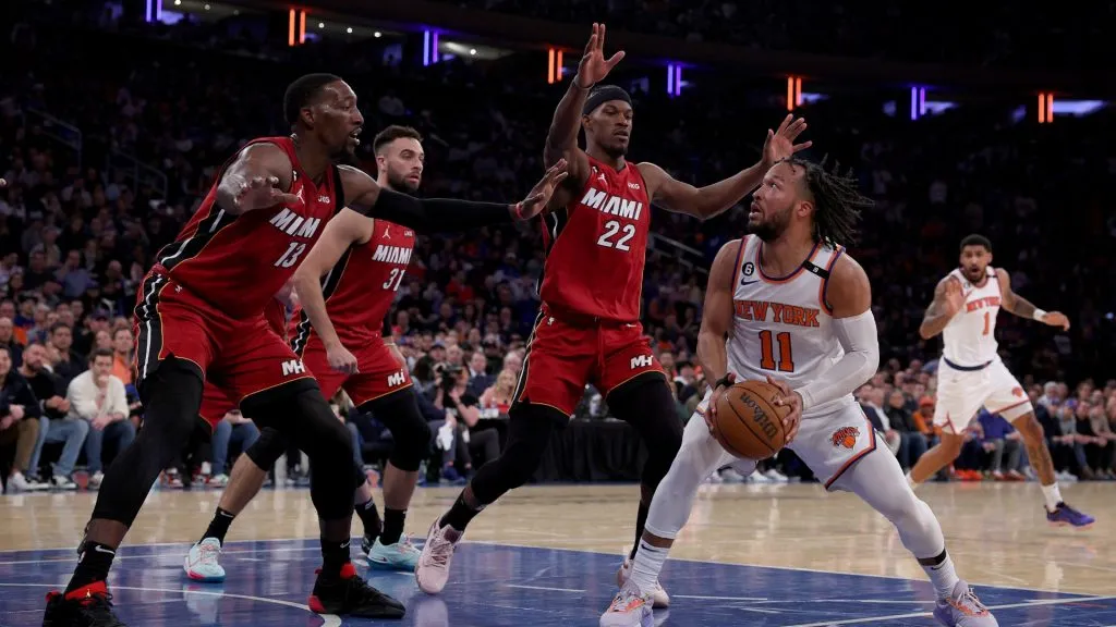 Miami Heat team vs New York Knicks