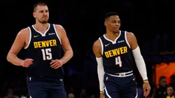 Nuggets' stars Nikola Jokic and Russell Westbrook.