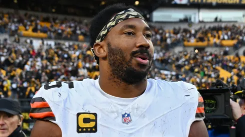 Myles Garrett, defensive end for the Cleveland Browns