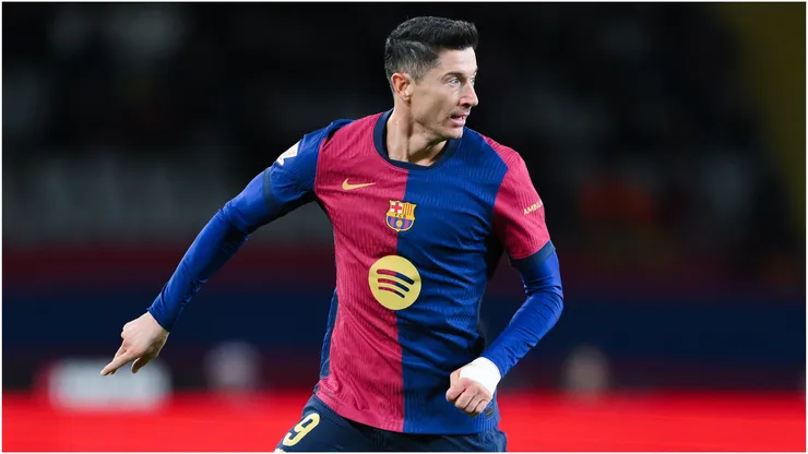 Robert Lewandowski of FC Barcelona