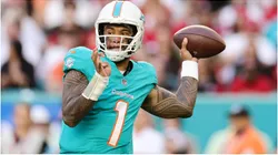 Tua Tagovailoa of the Miami Dolphins