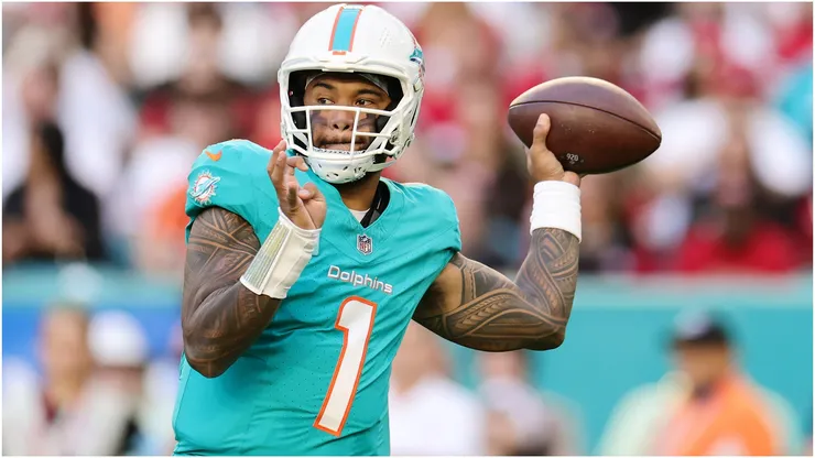 Tua Tagovailoa of the Miami Dolphins
