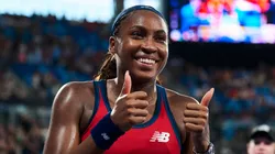 American tennis star Coco Gauff during the 2025 United Cup