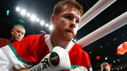 Reigning Super Middleweight Champion Canelo Alvarez enters the ring prior to defending his title against Gennadiy Golovkin at T-Mobile Arena on September 17, 2022 in Las Vegas, Nevada.
