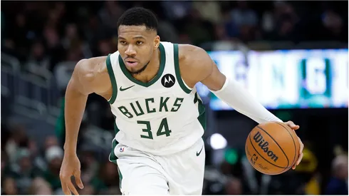 Giannis Antetokounmpo of the Milwaukee Bucks