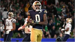 Deion Colzie of the Notre Dame Fighting Irish