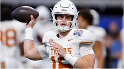 Arch Manning of the Texas Longhorns