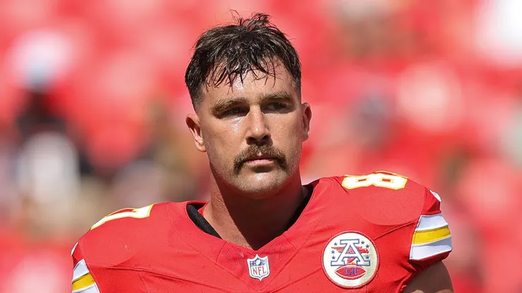 Travis Kelce tight end of the Kansas City Chiefs