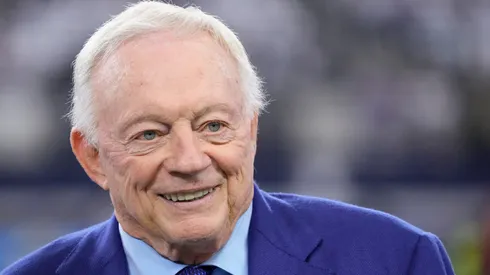 Dallas Cowboys owner Jerry Jones walks the field before the game against the New York Giants at AT&T Stadium on November 12, 2023 in Arlington, Texas.