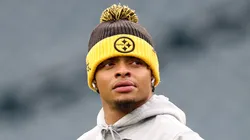 Justin Fields quarterback of the New York Jets