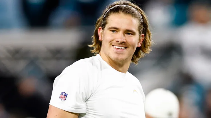 Justin Herbert #10 of the Los Angeles Chargers