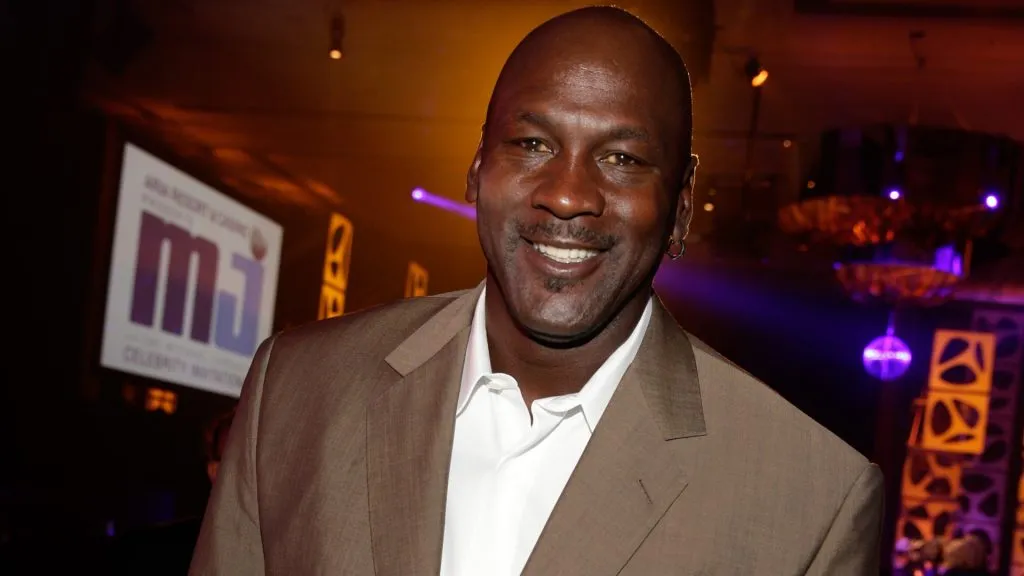 NBA legend and tournament host Michael Jordan attends the 13th annual Michael Jordan Celebrity Invitational gala at the ARIA Resort &amp; Casino at CityCenter on April 4, 2014. (Source: Michael Jordan Celebrity Invitational)