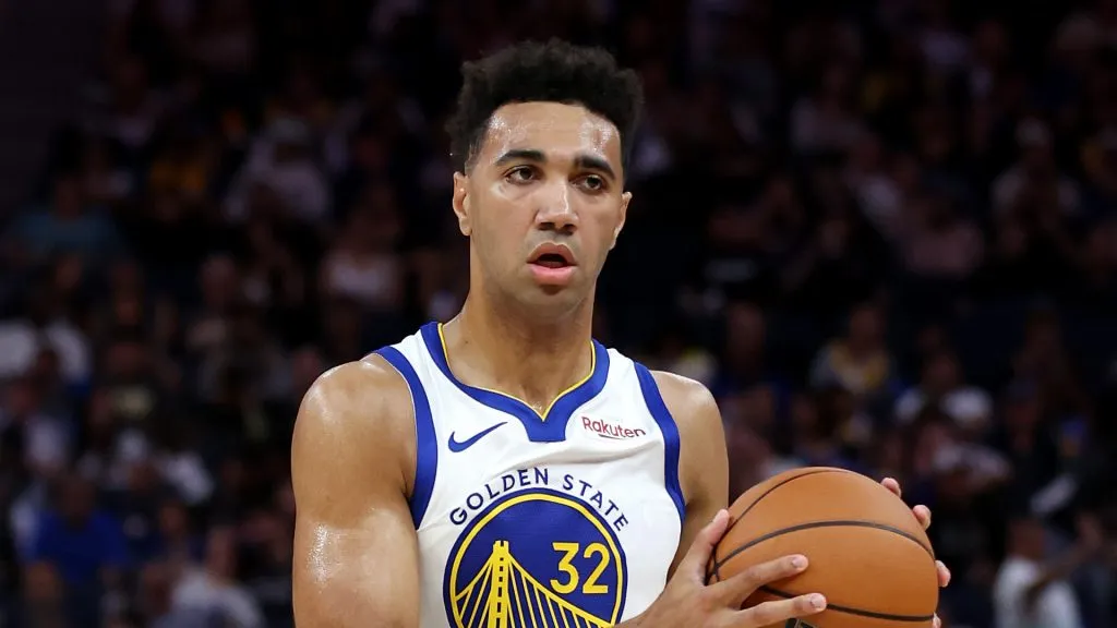 Trayce Jackson-Davis #32 of the Golden State Warriors